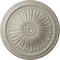 Ekena Millwork Alexa Ceiling Medallion (Fits Canopies up to 3"), Hand-Painted Pot of Cream Crackle, 15"OD x 1 3/4"P CM14AXPCC - alternate 1